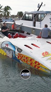 Speed Racer Start up #speedracer #speedboat #powerboat #startup #enginestart #haulover #mtiboats #speedracerhaulover | Zip Zap Power