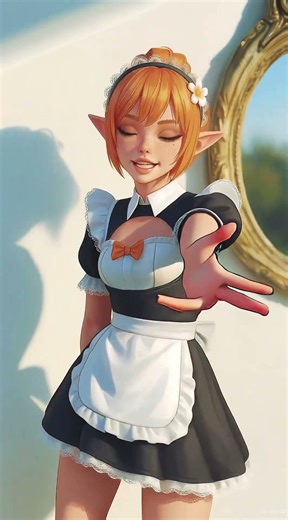 Elf in action 💖#elf #cosplay #dance #aiart nobatidao