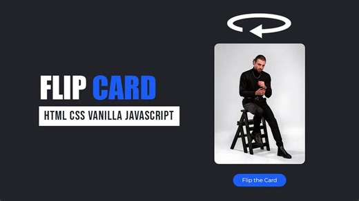 JS - 原生 JavaScript 实现翻页动画！💪 HTML + CSS + JS (Vanilla JavaScript)