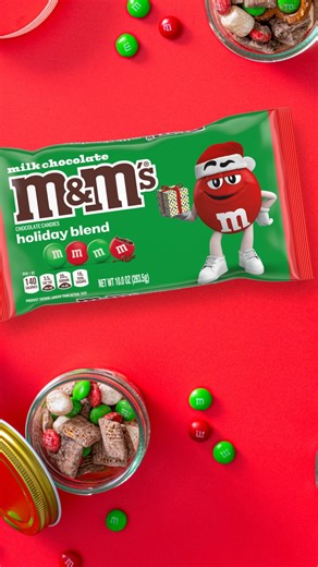 Let the holiday baking fun begin! M&M’S Sweet and Chocolatey Holiday Snack Mix fun for the whole family to enjoy ✨🎄 | M&M'S USA