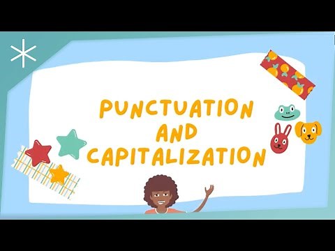 Punctuation and capitalization