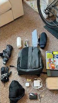 How to pack for commuting to work by bike