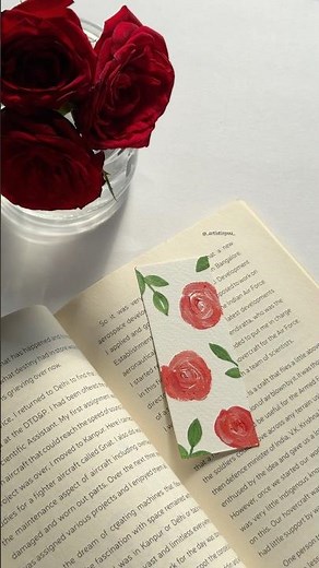 Bookmark painting | Easy acrylic painting for beginners | #acrylicpainting | #327 |