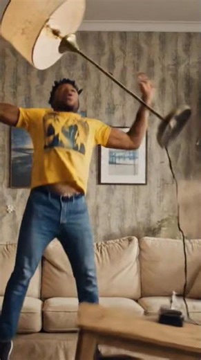 “The Lamp Tried to END Me 😂⚡ #HomeChaos”