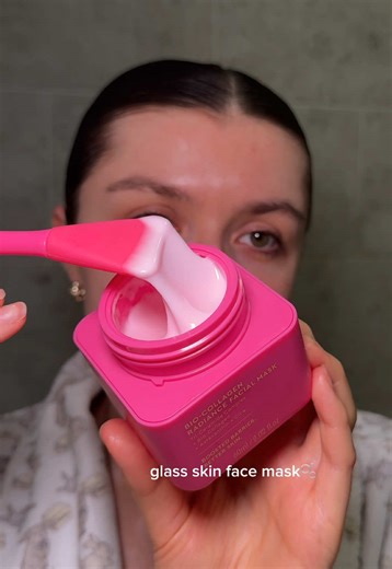 ASMR Glass Skin Face Mask Sounds