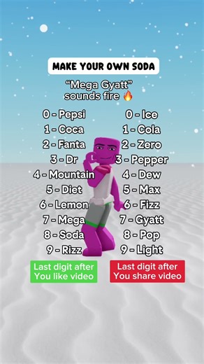 MAKE YOU OWN SODA!!! 🥤 #funny #relatable #roblox