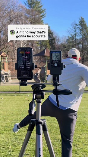 Replying to @Shinn.S Testing PitchLab live against pocket radar! #baseball #pitcher #pitching