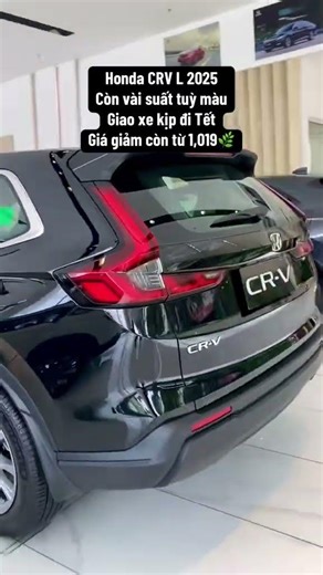 Honda CRV L 2025 Còn vài suất tuỳ màu Giá giảm còn từ 1,019🌿 Gọi 0938536777 #hondacrv #hondacrv2025