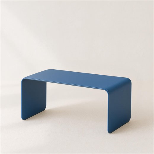 Ultramarine Blue Coffee Table, Minimalist Side Table – Modern, Loft & Industrial Design - Etsy