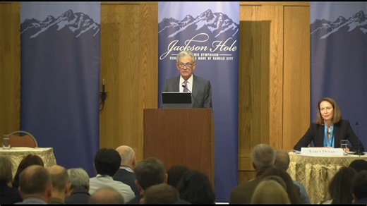 美联储主席鲍威尔在杰克逊霍尔经济政策研讨会前发表讲话