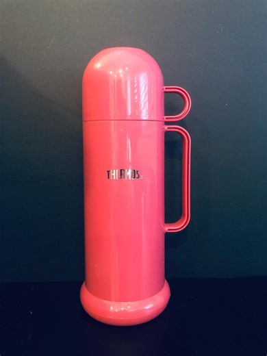 Vintage 1990s Thermos Flask Dusky Pink | Collectible Retro Thermos Bottle, Made in England - Etsy Canada