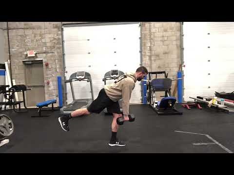 Single Leg Contralateral DB Row