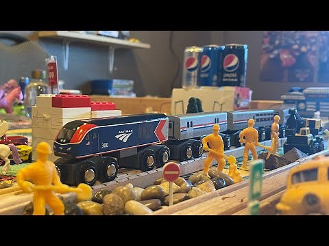 AMTRAK WOODEN RAILWAY ALC-42 & VIEWLINER 3 PACK REVIEW