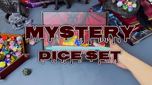 QMAY Mystery Dice Box - 48PCS DND Dice Set, Random Dice Patterns, 6 Surprise Boxes, Polyhedral Dice with Dice Display Tube, D&D Gifts Box for Dungeons and Dragons, RPG, MTG,Role Playing Table Game