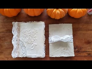 Junk Journal ~ Using Up Book Pages Ep 37 Part 1 ~ Easy "No Sew" Junk Journal Step by Step Tutorial!