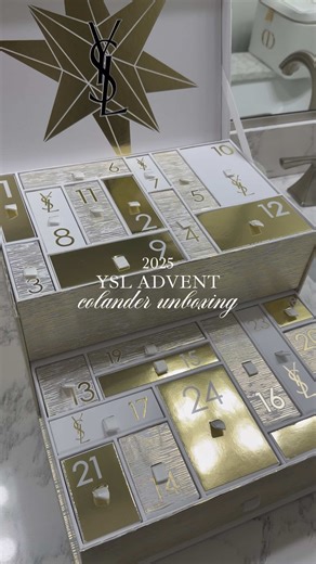 2025 YSL Beauty Advent Calendar Unboxing
