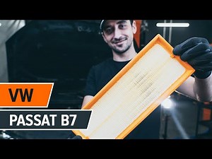 Kuinka vaihtaa ilmansuodatin VW PASSAT B7 Sedan -merkkiseen autoon [AUTODOC -OHJEVIDEO]