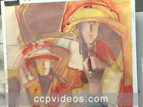 Figure Design in Gouache The Process by Carla O'Connor