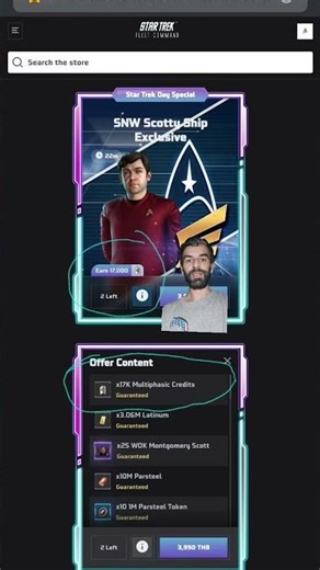 STFC multiphasic credits...#startrekfleetcommand #stfc