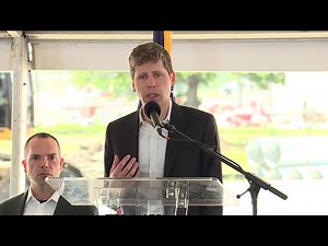 OpenAI CEO Sam Altman speaks on new data center 'The Barn' in Saline Township