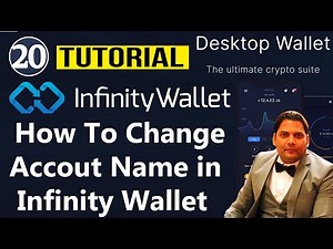 How To Change Account Name in Infinity Wallets | Best Cryptocurrency Wallets