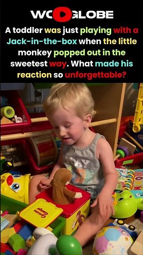 This Toddler's PURE Surprise at a Jack-in-the-Box Is Priceless