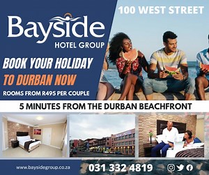 91 reactions · 32 comments | Bayside 100! Enjoy the most affordable luxury accommodation! We are just minutes away from the Durban Beachfront. Relax in absolute comfort at Bayside 100. Call us now at 031 332 4819 or visit our website at www.baysidegroup.co.za | Bayside Hotel | Facebook