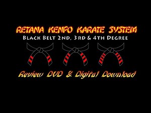 2nd, 3rd & 4th Degree Kenpo Black Belt Review Videos!