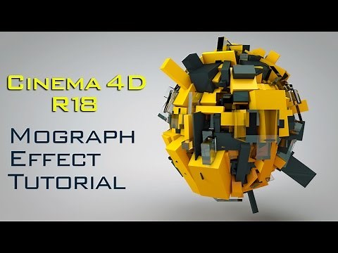 Cinema 4D R18 MoGraph Tutorial for Beginners | Cinema 4D R18 Tutorial for Beginner