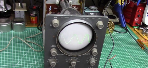 Repairing An Old Heathkit ‘Scope