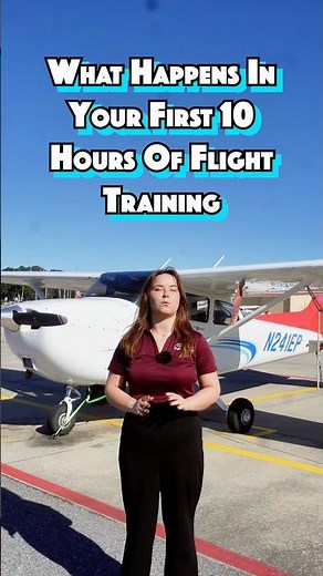 Your First 10 HOURS of Flight Training #aviation #pilot #flightschool #flighttraining