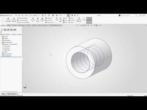 Bench Vise Assembly Series Part 4 – Lead Screw Nut #solidworks #tutorial #beginners