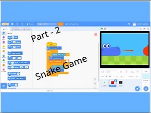 How to make a Google Snakes game on Scratch | # 2 |Coding Void