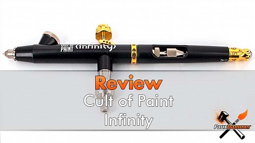 Cult of Paint Infinity Airbrush Review for Miniatures & Models - FauxHammer