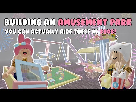I Built a Working Amusement Park in Roblox SCP 3008!