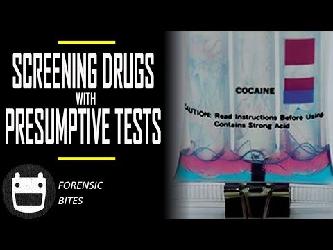 Unknown drug? Let presumptive tests guide you
