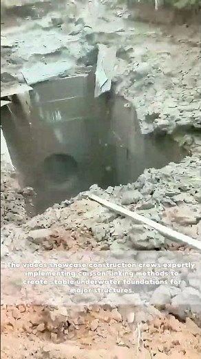 Submerged Construction: The Caisson Sinking Technique