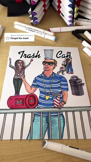 How to Draw a Trash Can: Step-by-Step Art Tutorial