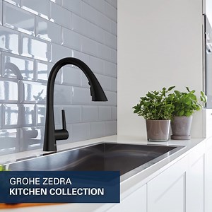 63 reactions | Elevate your kitchen style with the GROHE Zedra Kitchen Collection, now available in Matte Black and Brushed Cool Sunrise. Embrace innovation and sophistication in every detail. https://www.grohe.ca/kitchen-collections/contemporary/grohe-zedra | GROHE Canada | Facebook