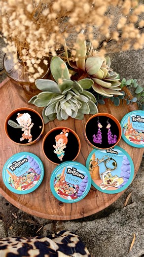 Despina Notaras on Instagram: "Yabba-Dabba-Doo! The cartoon of our childhoods The Flintstones has returned as nostalgic wearable art accessories that are pure joy! A huge thank you to @erstwilder for gifting me the Bamm-Bamm Rubble Brooch, Pebbles Flintstone Brooch, Dino Flintstone Drop Earrings and the only way to travel Flintmobile Keyring! The official Hanna-Barbera × Erstwilder collection dropped today but pieces are selling out so check out the full range now on ERSTWILDER.COM @warnerbrosdi