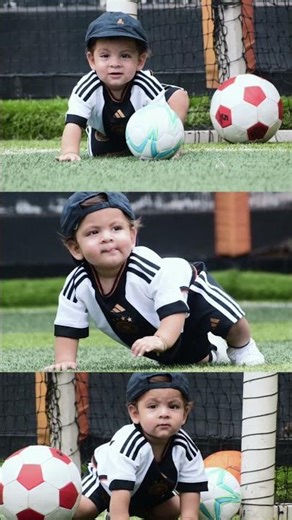 Gen Alpha Baby in Adidas Sports Jersey | Cutest Football Vibes Ever