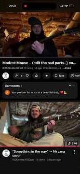 Modest mouse edit the sad parts, a sad day for us all, really (andifuthinkabtit) #guitarcover