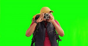 Travel Camera Green Screen Black Man Stock Footage Video (100% Royalty-free) 1105965047 | Shutterstock