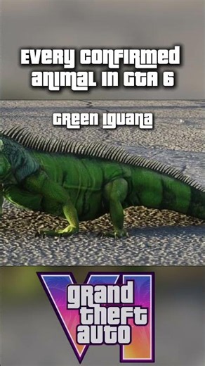 Every confirmed animal in GTA 6 #gta6 #gaming #shorts