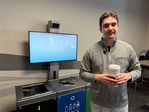 Meet Oscar Sort, the AI recycling assistant helping U of G students take out the trash