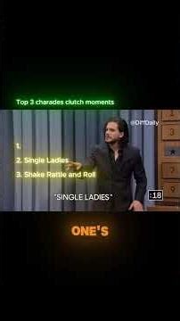 Top 3 Jimmy Fallon Charades Clutch Answers