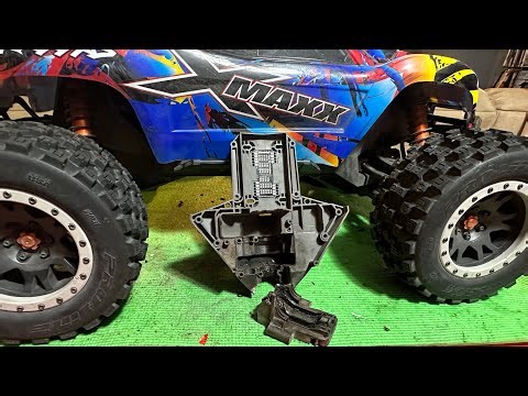 Traxxas Xmaxx rear bulkhead replacement #Traxxas #Xmaxx #8s #￼traxxas xmaxx