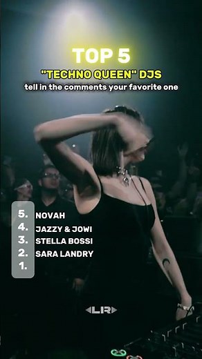 TOP 5 TECHNO QUEEN DJS ​🔥 #rave #technodj #hardtechnodj #ravevibes #harddance #dj #djset #fyp