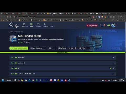 Tryhackme - SQL Fundamentals - بالعربي