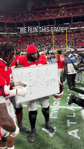Mercedes-Benz Stadium is LOUD for Kirby Smart as Georgia defeats Georgia Tech for the 9th consecutive season. #sec #cfb #college #collegefootball #football #georgia #godawgs | Stephanie Otey